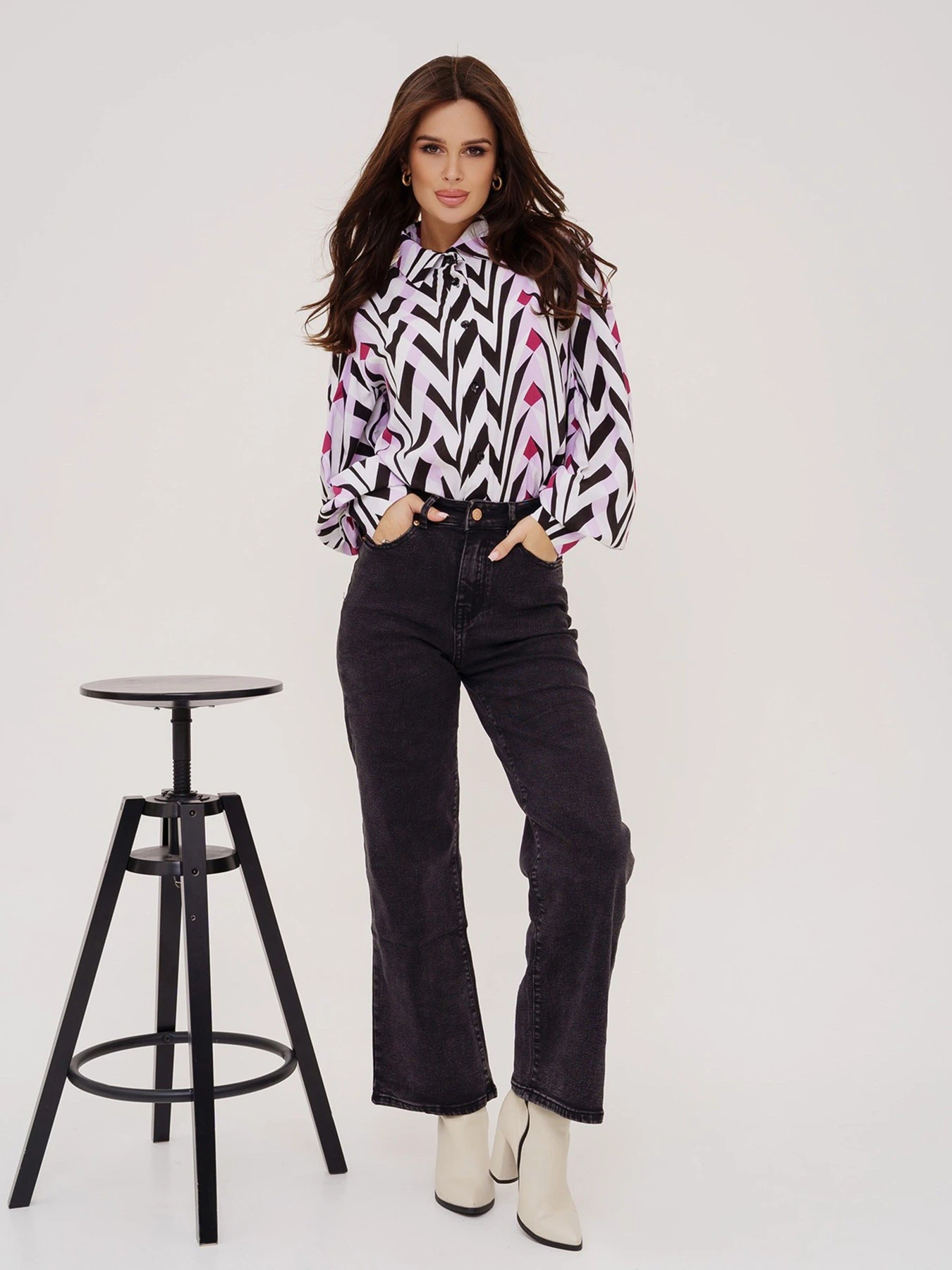 Сорочки ISSA Plus модель SA-423_lilac Сорочки ISSA Plus модель SA-423_lilac Фото