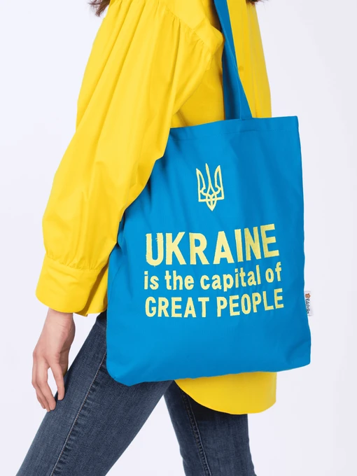 Едельвіка Шопер колір блакитний фото 2