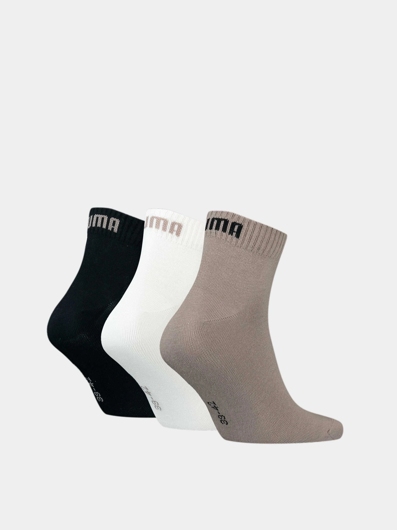 Носки и гольфы PUMA Unisex Quarter Plain 3p модель 906978 Фото