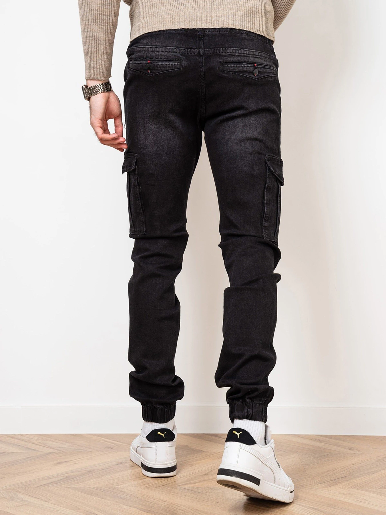 Джинсы ISSA Plus модель GN4-49_black Джинсы ISSA Plus модель GN4-49_black Фото