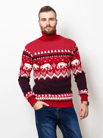 Свитры и кардиганы ISSA Plus модель GN4-51_red Фото