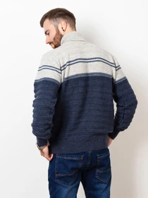 Светри та кардигани ISSA Plus модель GN4-53_greyblue Фото