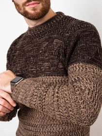 Свитры и кардиганы ISSA Plus модель GN4-54_brown Фото