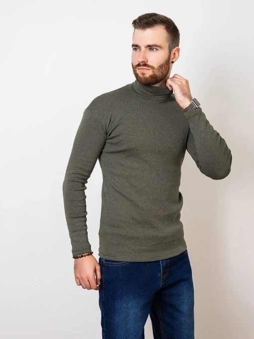 Свитры и кардиганы ISSA Plus модель GN4-56_khaki Фото