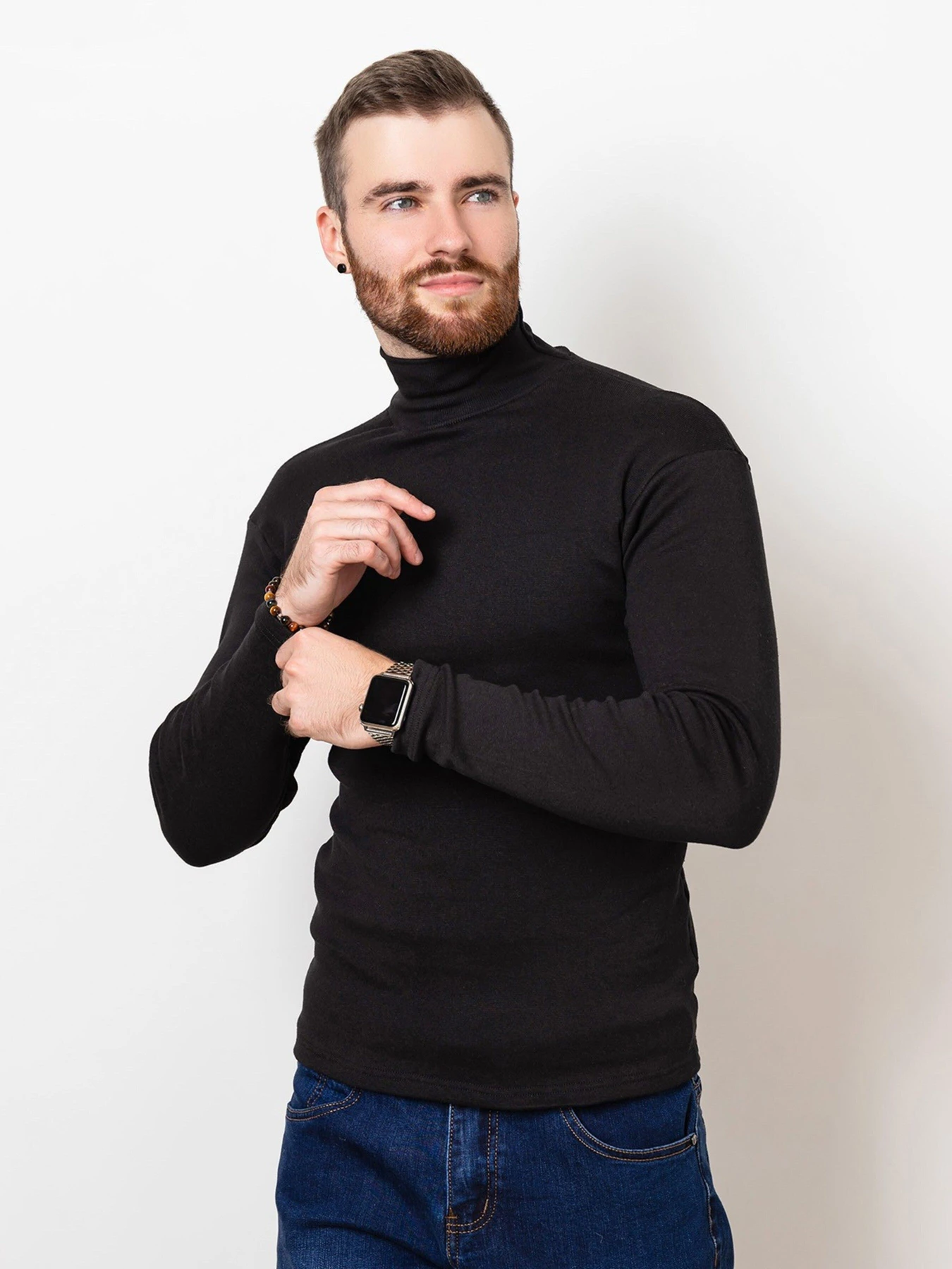 Свитры и кардиганы ISSA Plus модель GN4-56_black Фото
