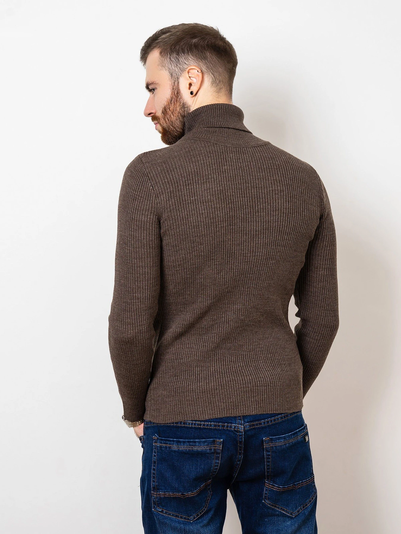 Свитры и кардиганы ISSA Plus модель GN4-58_brown Фото