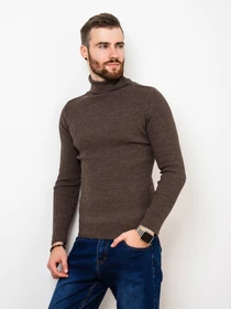 Свитры и кардиганы ISSA Plus модель GN4-58_brown Фото