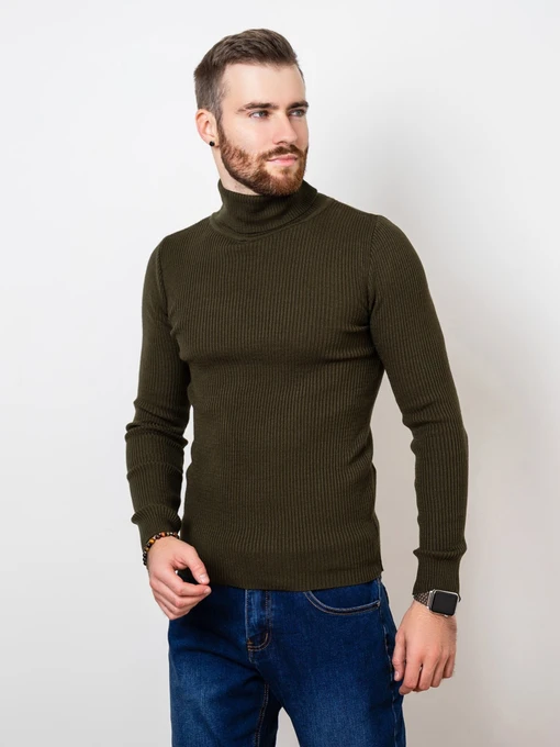 Свитры и кардиганы ISSA Plus модель GN4-58_khaki Фото