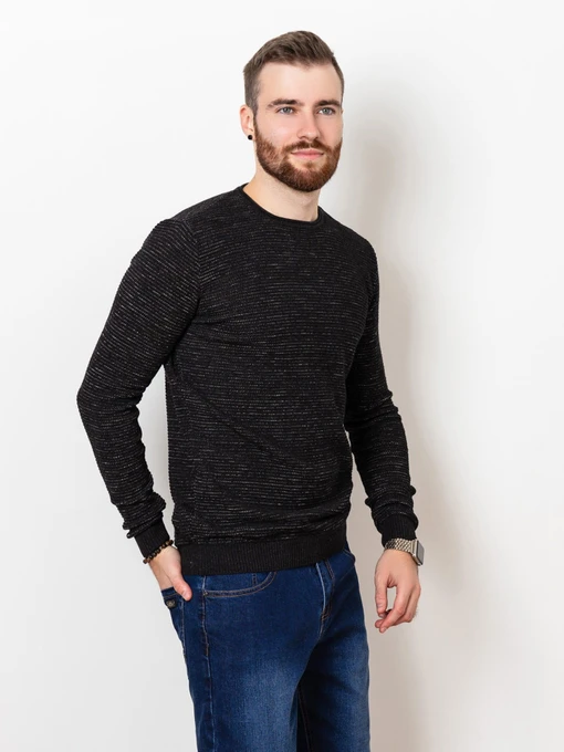 Свитры и кардиганы ISSA Plus модель GN4-60_black Фото