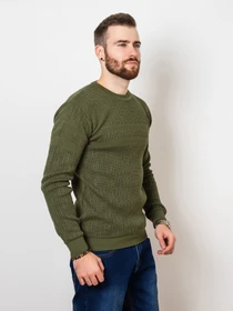 Свитры и кардиганы ISSA Plus модель GN4-62_khaki Фото