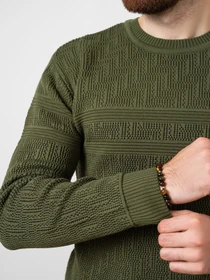 Свитры и кардиганы ISSA Plus модель GN4-62_khaki Фото