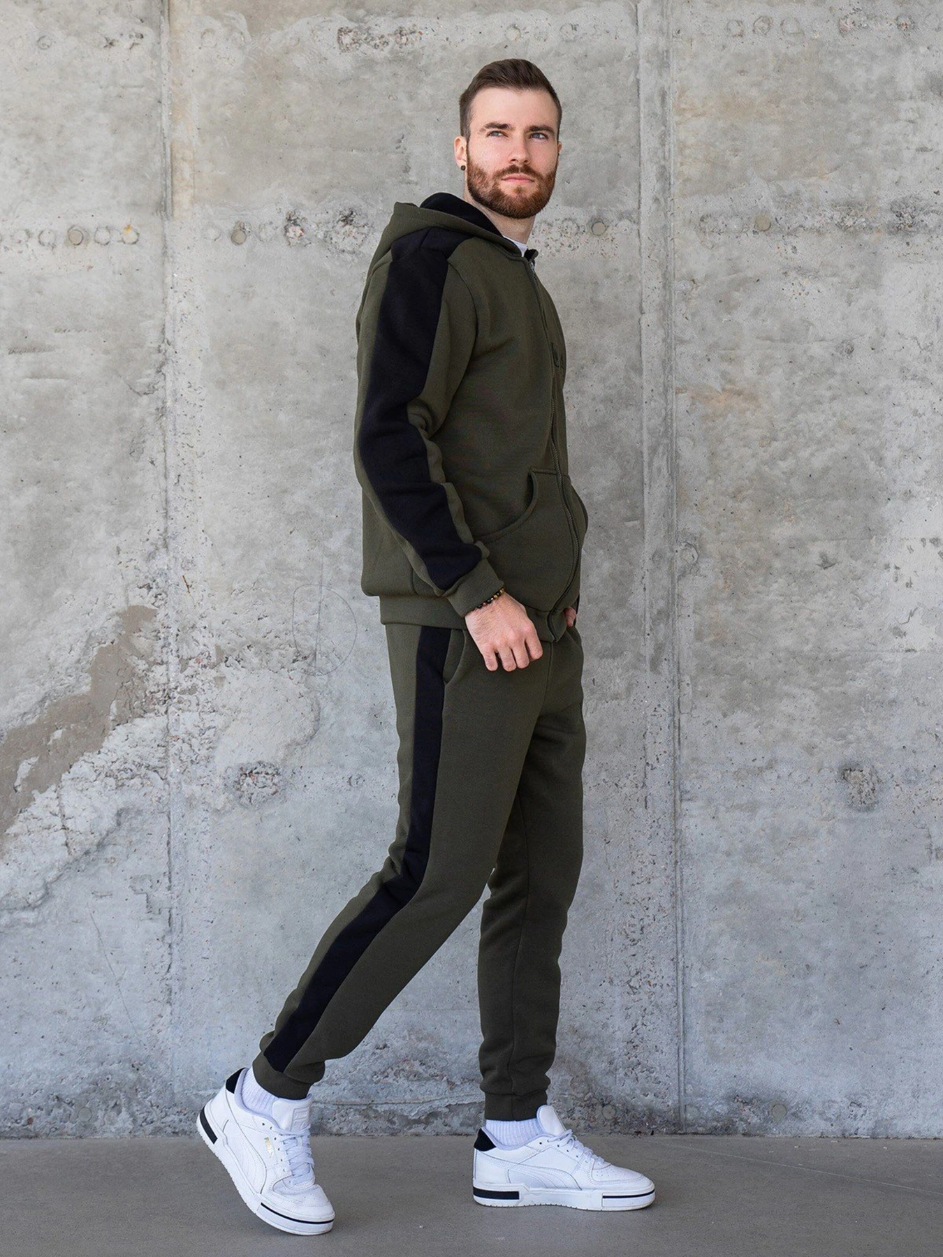 Костюми ISSA Plus модель GN-462_khaki Костюми ISSA Plus модель GN-462_khaki Фото