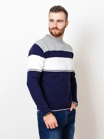 Светри та кардигани ISSA Plus модель GN4-70_greyblue Фото