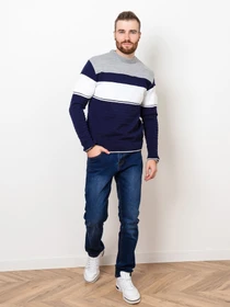Светри та кардигани ISSA Plus модель GN4-70_greyblue Фото