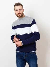 Светри та кардигани ISSA Plus модель GN4-70_greyblue Фото
