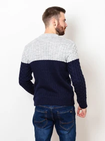 Свитры и кардиганы ISSA Plus модель GN4-74_greyblue Фото