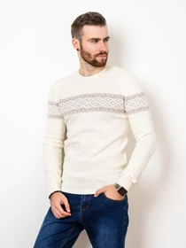 Свитры и кардиганы ISSA Plus модель GN4-75_milky Фото