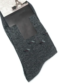 Носки и гольфы ISSA Plus модель GNS-141_darkgray Фото