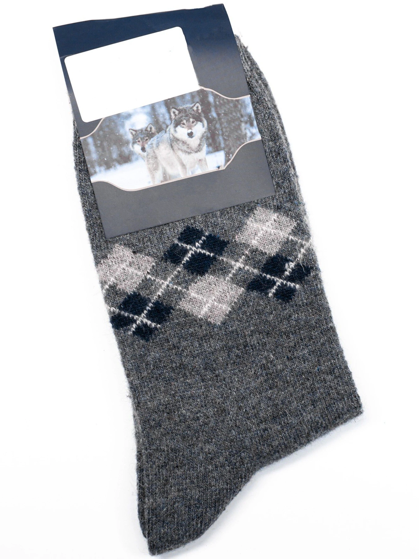 Носки и гольфы ISSA Plus модель GNS-147_darkgray Фото