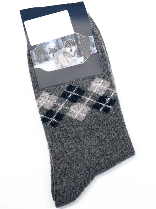 Носки и гольфы ISSA Plus модель GNS-147_darkgray Фото
