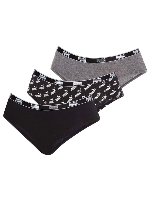 Нижнее белье PUMA Womens Hipster Aop 3p модель 935377 Фото