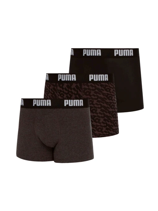 Нижнее белье PUMA Men Boxer Logo Aop 3p модель 935332 Фото