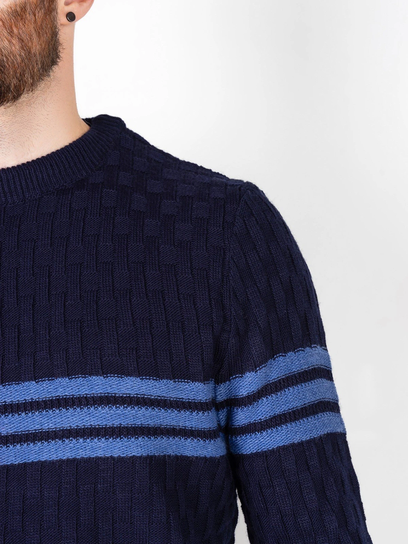 Свитры и кардиганы ISSA Plus модель GN4-52_darkblue. Фото