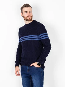Свитры и кардиганы ISSA Plus модель GN4-52_darkblue. Фото