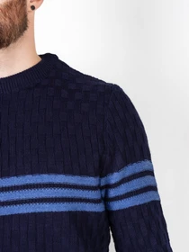 Свитры и кардиганы ISSA Plus модель GN4-52_darkblue. Фото