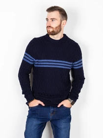 Свитры и кардиганы ISSA Plus модель GN4-52_darkblue. Фото