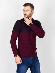 Светри та кардигани ISSA Plus модель GN4-54_burgundy. Фото