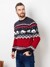Свитры и кардиганы ISSA Plus модель GN4-55_blue. Фото