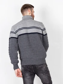 Свитры и кардиганы ISSA Plus модель GN4-53_grey. Фото