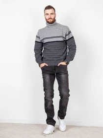 Свитры и кардиганы ISSA Plus модель GN4-53_grey. Фото