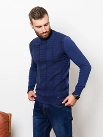Свитры и кардиганы ISSA Plus модель GN4-59_blue. Фото