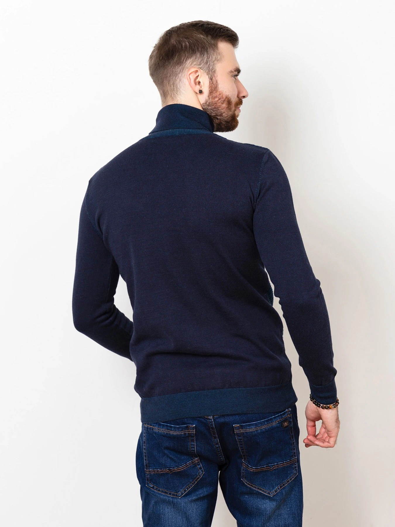 Свитры и кардиганы ISSA Plus модель GN4-59_darkblue. Фото