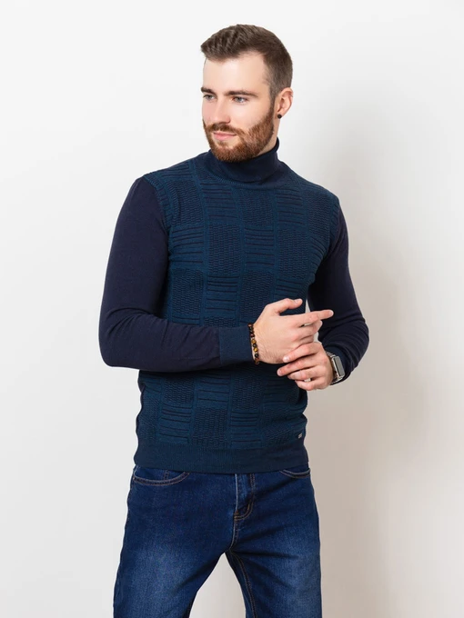 Свитры и кардиганы ISSA Plus модель GN4-59_darkblue. Фото