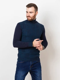 Свитры и кардиганы ISSA Plus модель GN4-59_darkblue. Фото