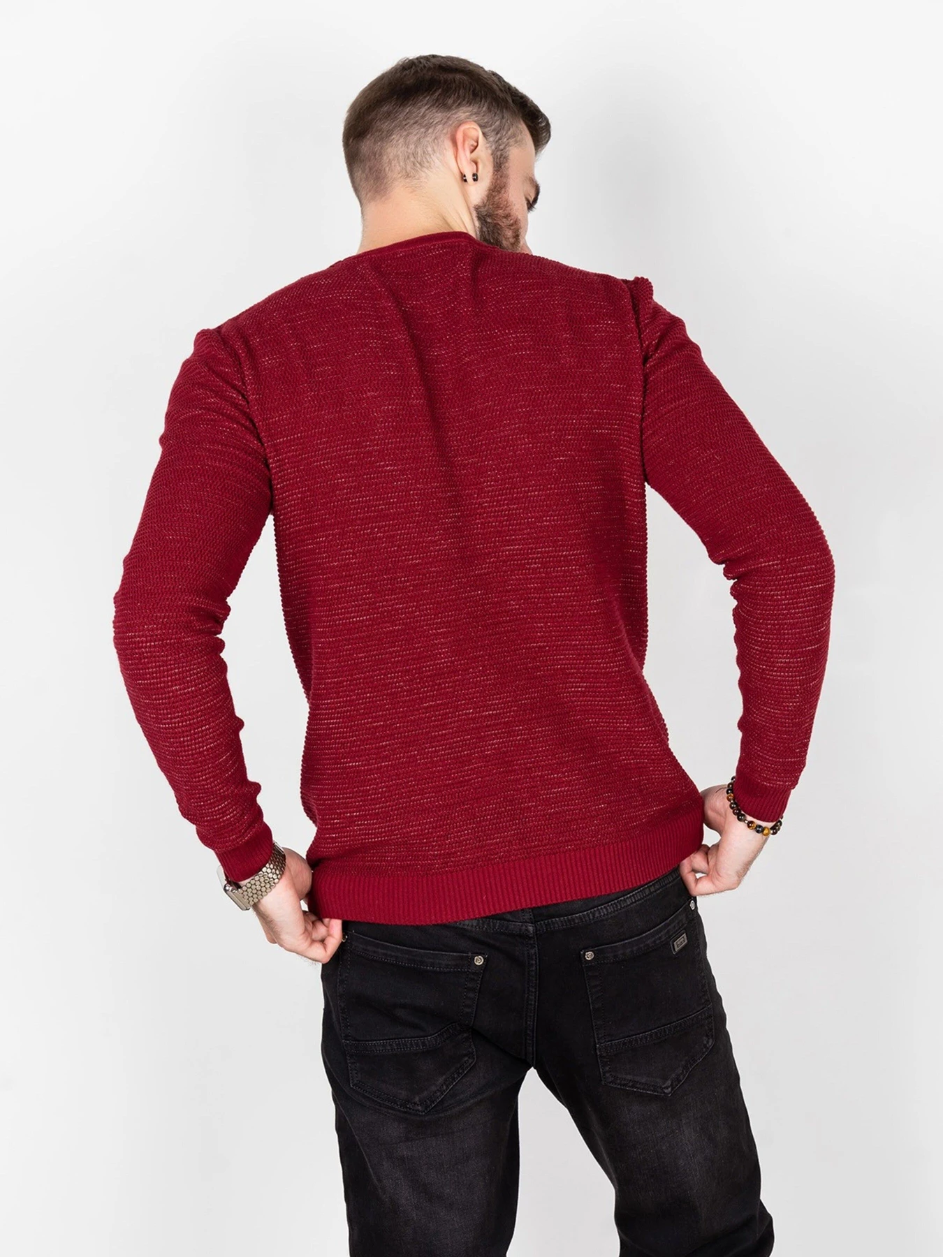 Свитры и кардиганы ISSA Plus модель GN4-60_red. Фото