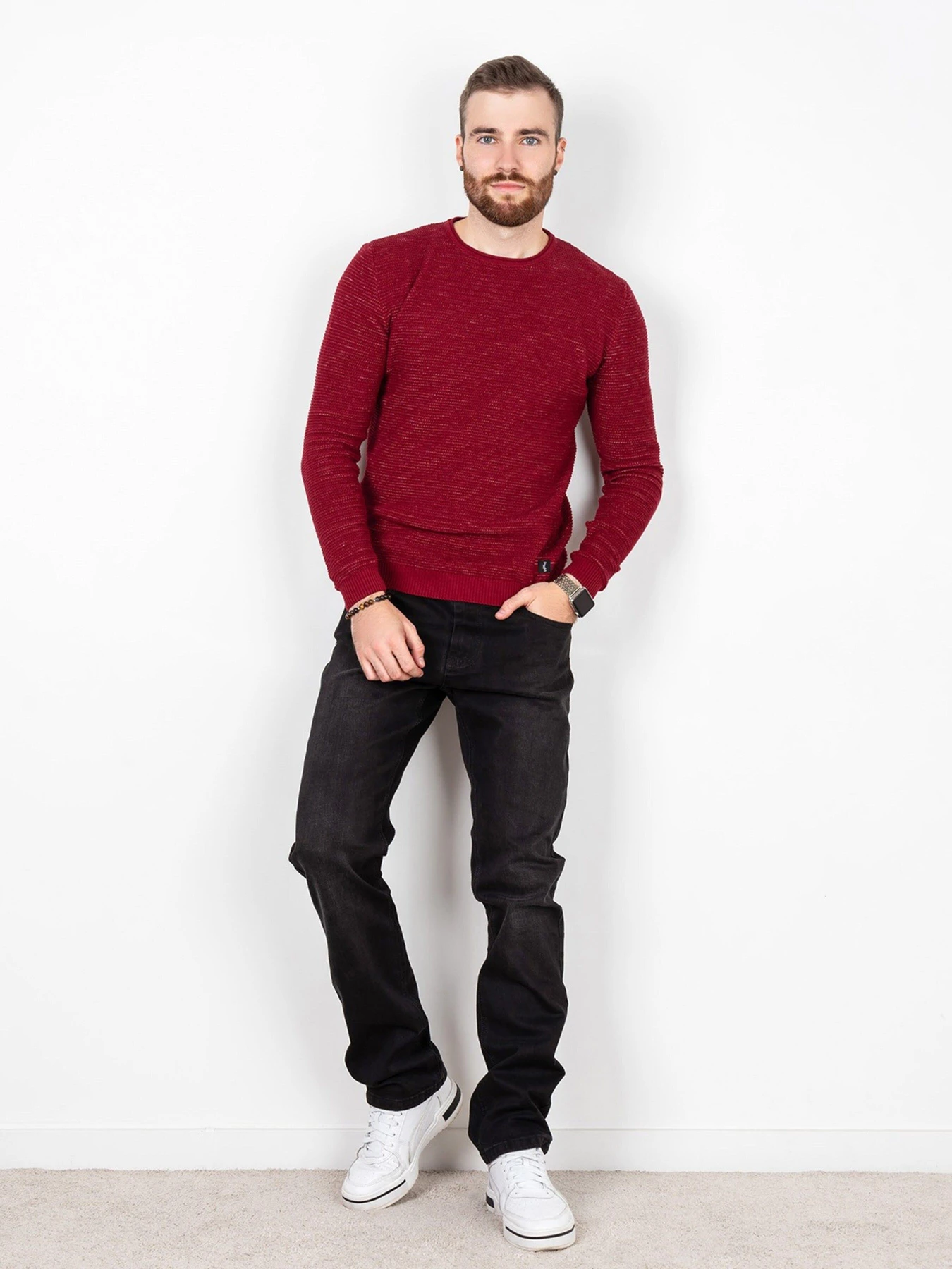 Свитры и кардиганы ISSA Plus модель GN4-60_red. Фото