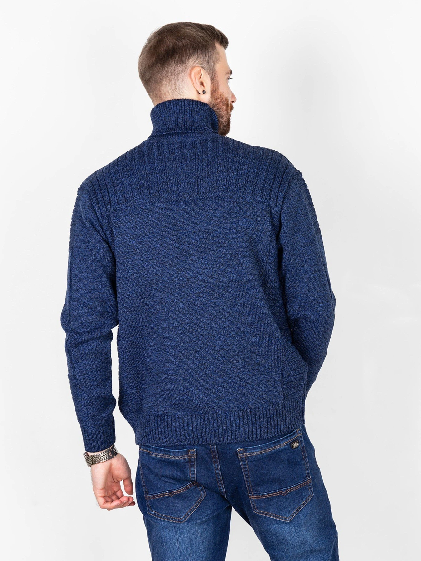 Свитры и кардиганы ISSA Plus модель GN4-67_darkblue. Фото