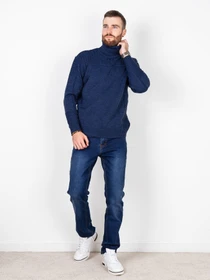 Свитры и кардиганы ISSA Plus модель GN4-67_darkblue. Фото