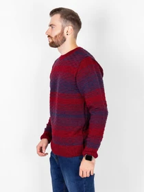 Свитры и кардиганы ISSA Plus модель GN4-71_burgundy. Фото