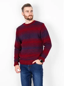 Свитры и кардиганы ISSA Plus модель GN4-71_burgundy. Фото