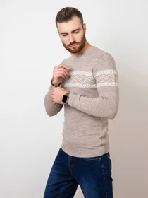 Свитры и кардиганы ISSA Plus модель GN4-75_beige. Фото