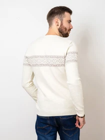 Свитры и кардиганы ISSA Plus модель GN4-75_milky. Фото