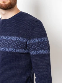 Свитры и кардиганы ISSA Plus модель GN4-75_darkblue. Фото