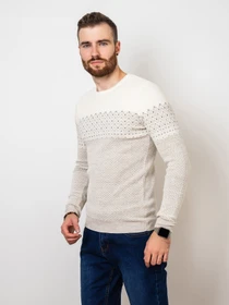 Свитры и кардиганы ISSA Plus модель GN4-77_milky. Фото
