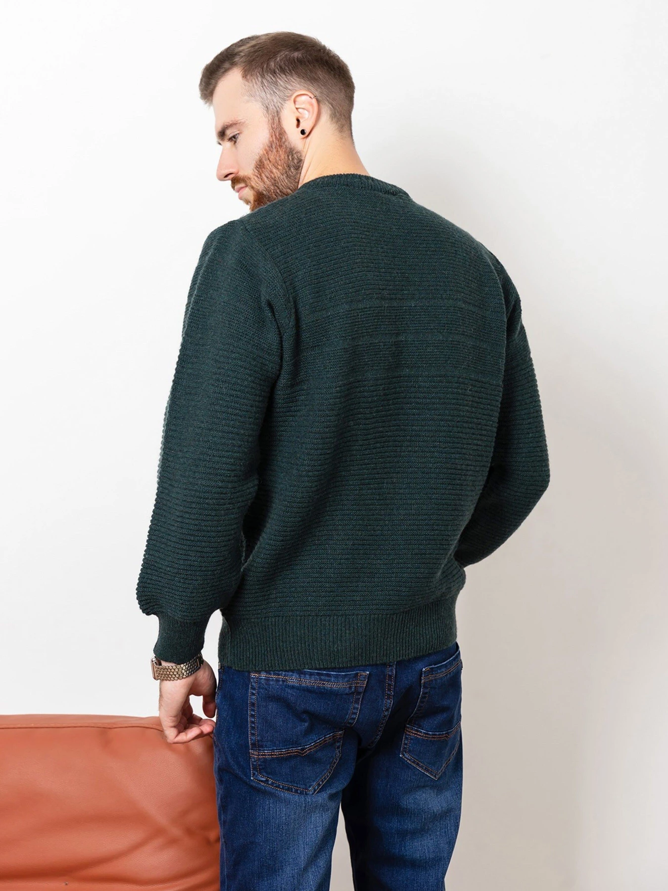 Свитры и кардиганы ISSA Plus модель GN4-80_green. Фото
