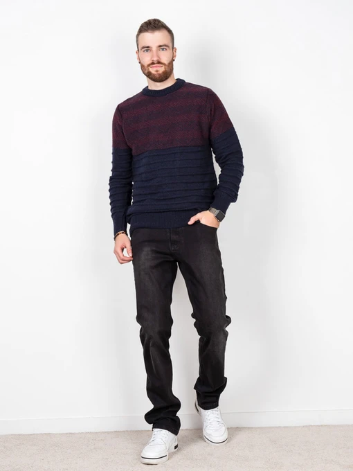 Свитры и кардиганы ISSA Plus модель GN4-83_darkblue. Фото